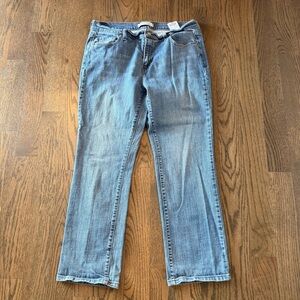 Levi's classic 505 Straight Leg Blue Jeans size 14S